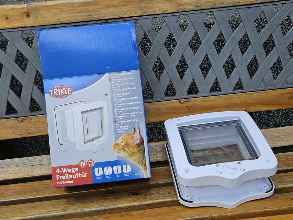 Drzwiczki, klapka dla kota, dwustronna nowa