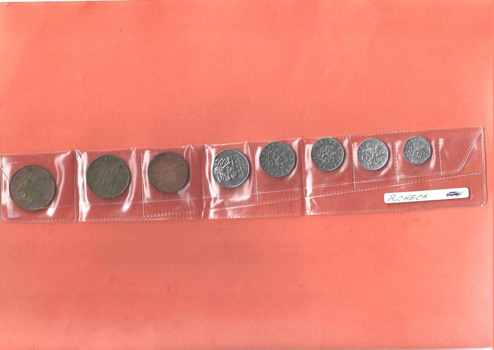 R. Checa Coleção de 8 Moeda 1993