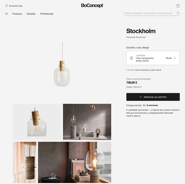 BoConcept Pendente Stockholm 2x