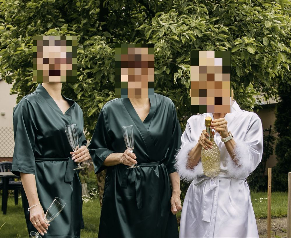 Szlafroki dla świadkowej oraz mamy Panny Młodej