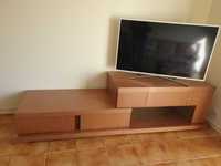 Móvel / estante para TV em cerejeira