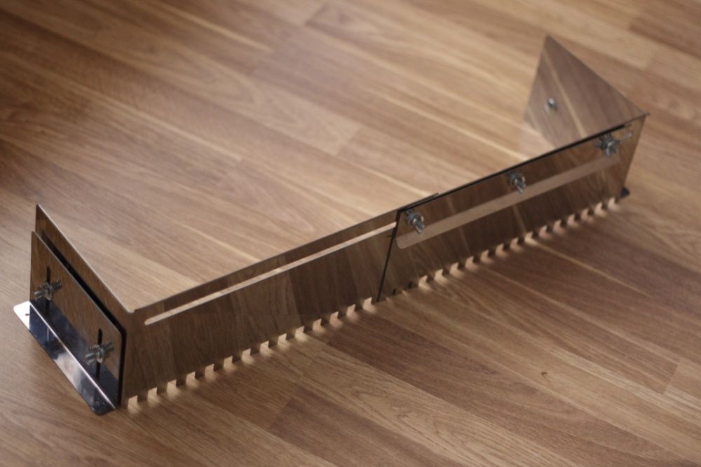 Гребінка розсувна для укладання плитки (Зуб 10х10мм)