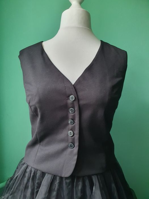 Kamizelka garniturowa Mephisto Skydance corpgoth dark academia