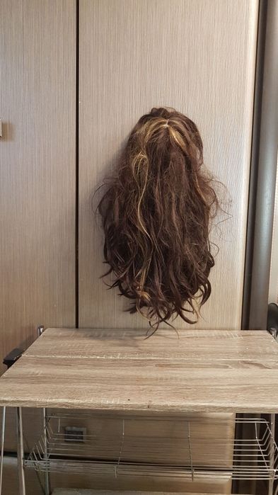 Парик цвет каштан. р. 58+