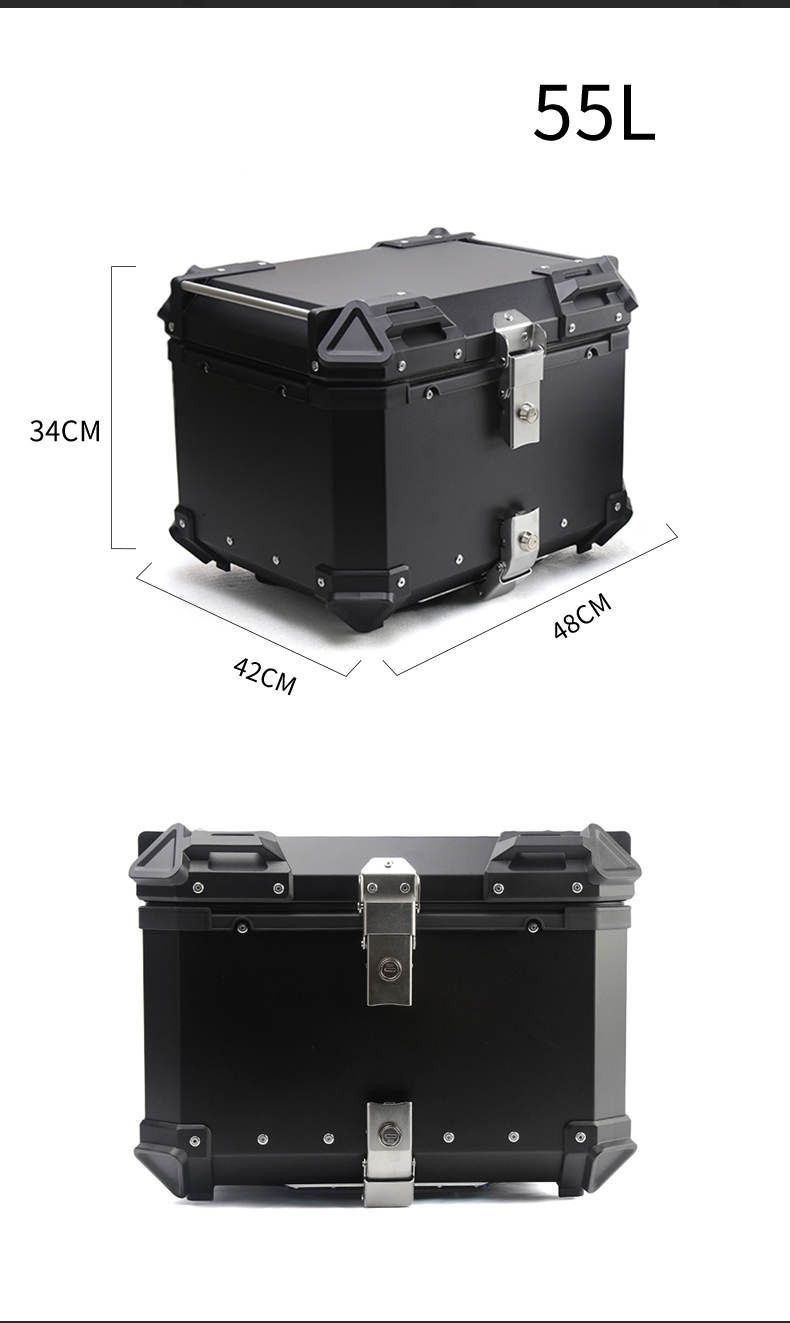 TOPCASE, Malas Novas alumínio!!  55L top case
