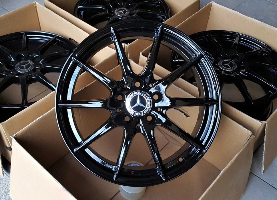 Alufelgi 17 5x112 Mercedes A B C CLA GLA V Vito Viano Czarne ! 260#