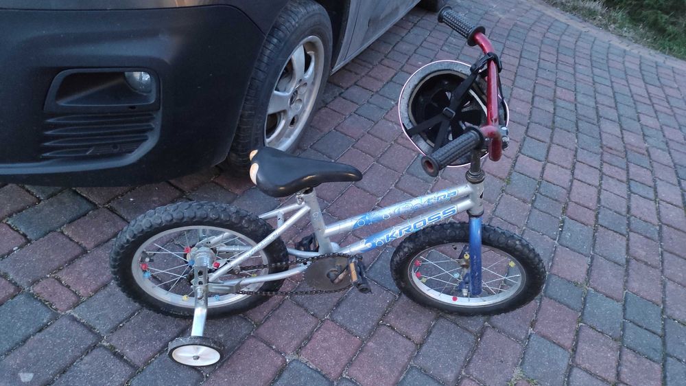 Rower dziecięcy BMX 16" + kask