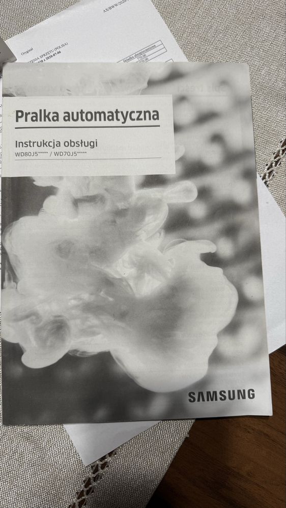 Pralko suszarka Samsung WD70J5A10AW uszkodzona
