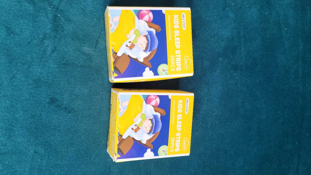 Plastry na usta na noc dla dzieci, 2 opakowania po 20 sztuk, butejko