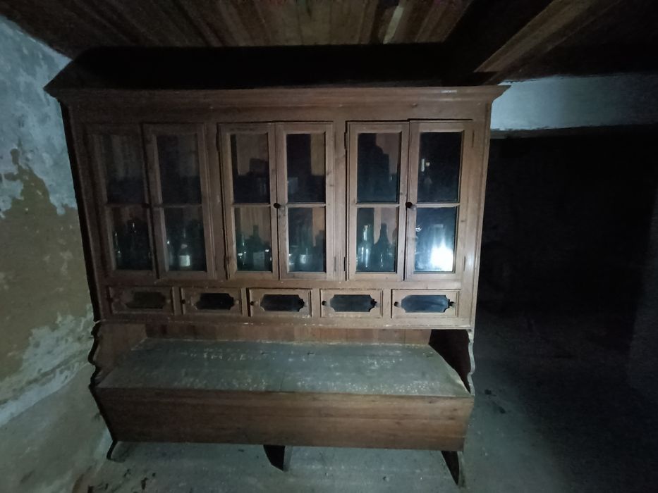 Expositor Antigo em Madeira