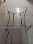 Mesa de centro em tudo cromado 550x550