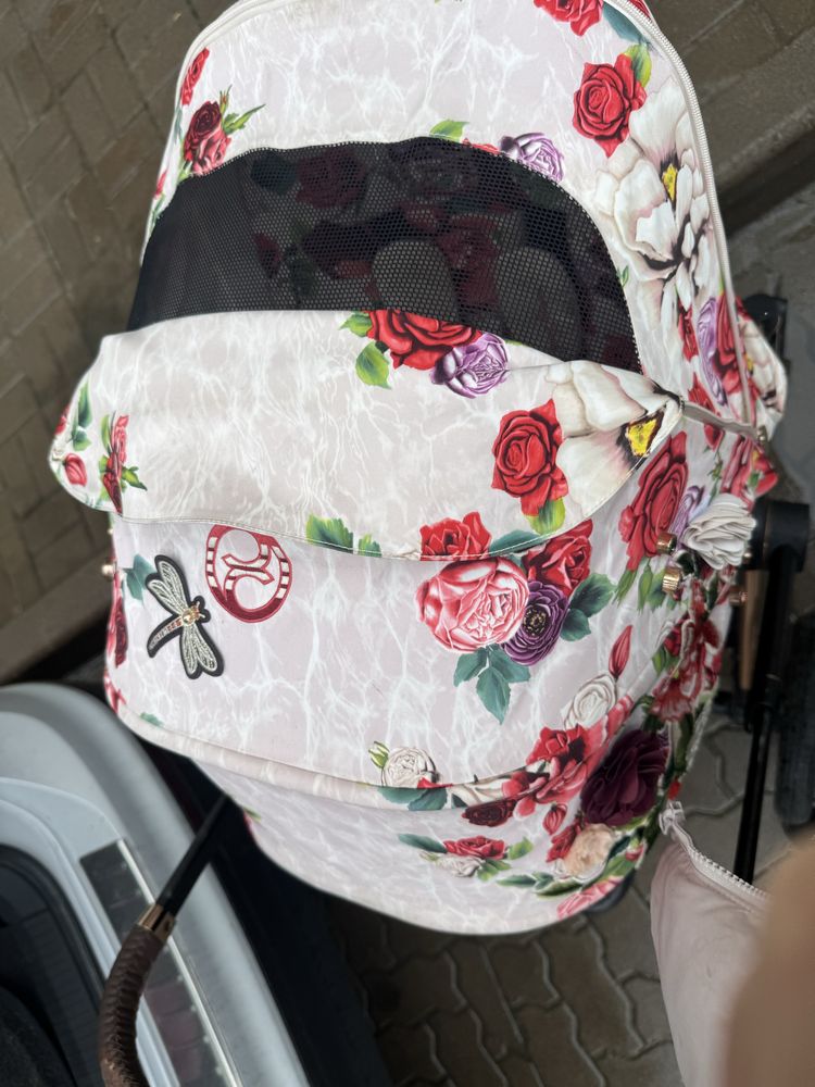 Cybex Priam 4.0 коляска 2 в 1 Blossom Light шасси Rosegold