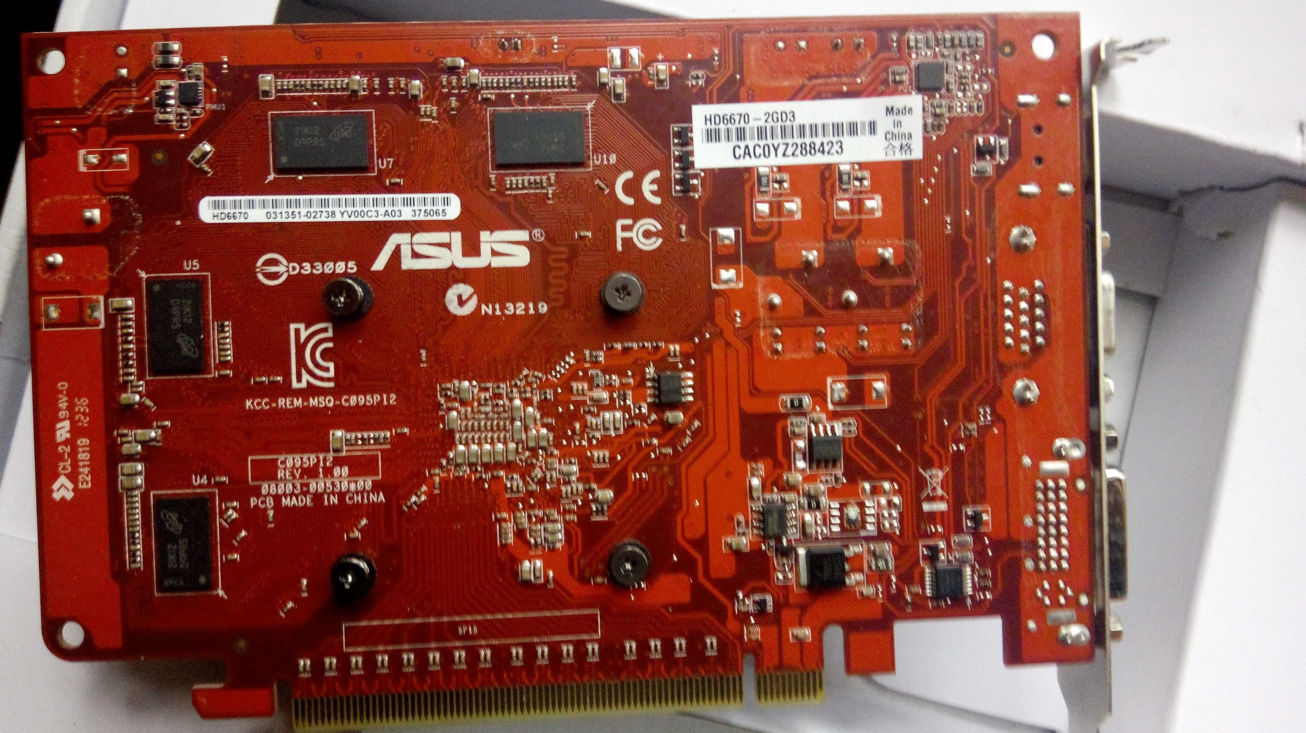 Asus PCI-Ex Radeon HD6670 2048MB DDR3 (128bit)