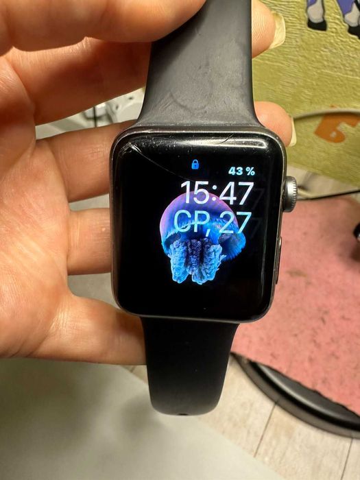 Apple Watch series 2 корпус із алюмінію / кераміки 42 мм+ ремінці