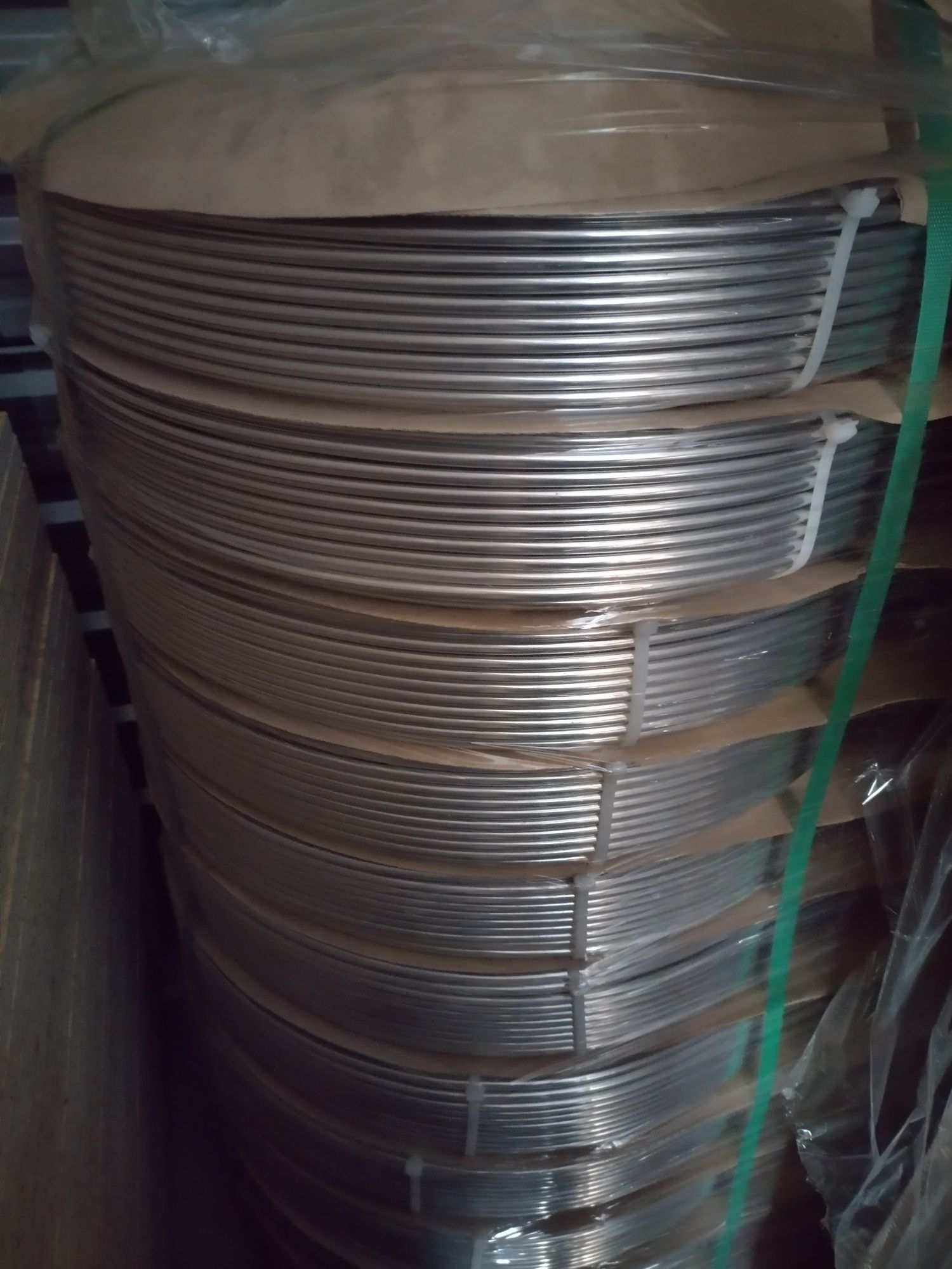 drut aluminiowy odgromowy fi 8 mm 148 mb. w rolce  20 kg.