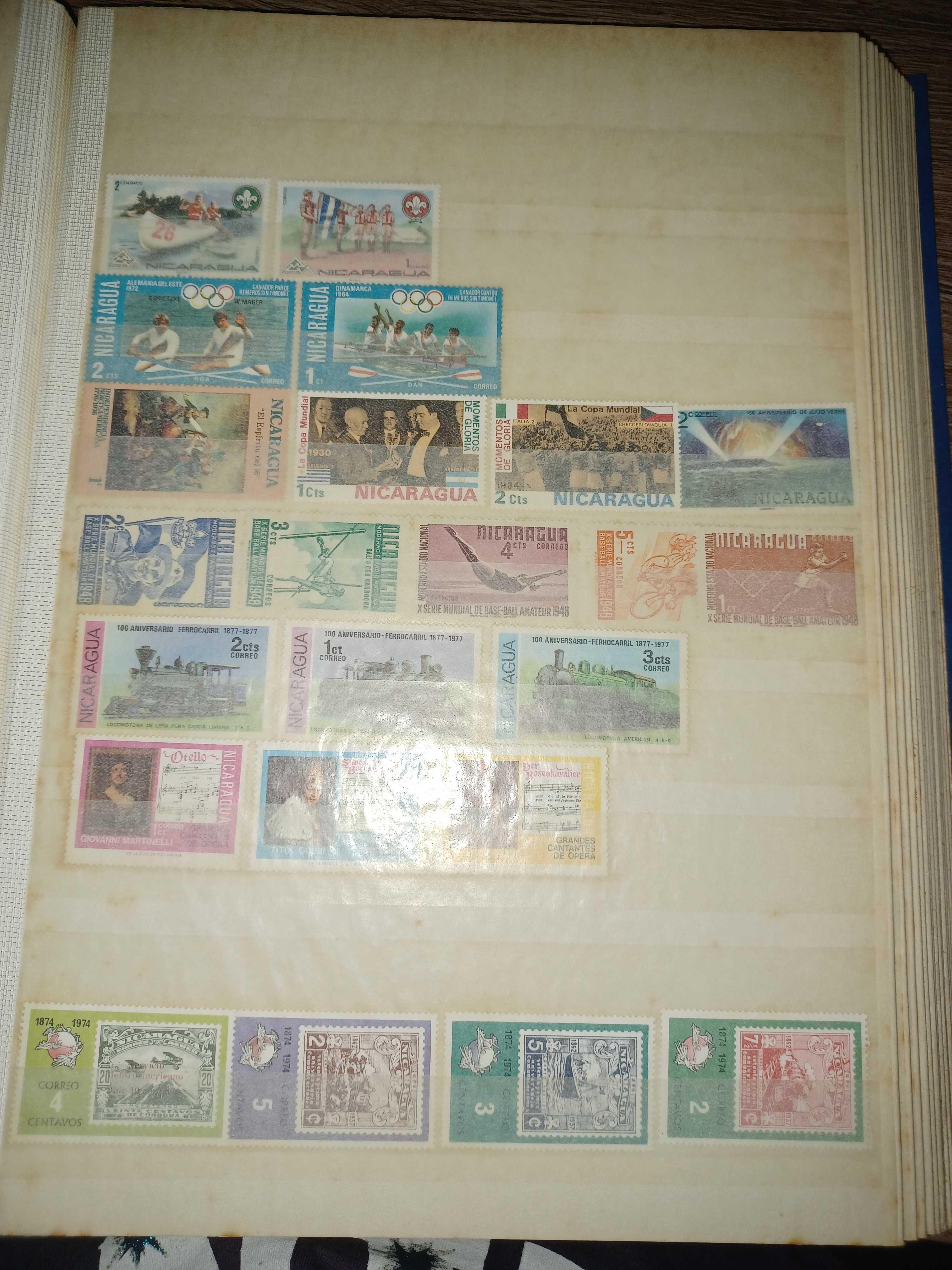 coleção de selos estrangeiros