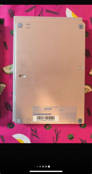 Dwie sztuki Ps2 Slim 70003 + orginalny pad srebrny
