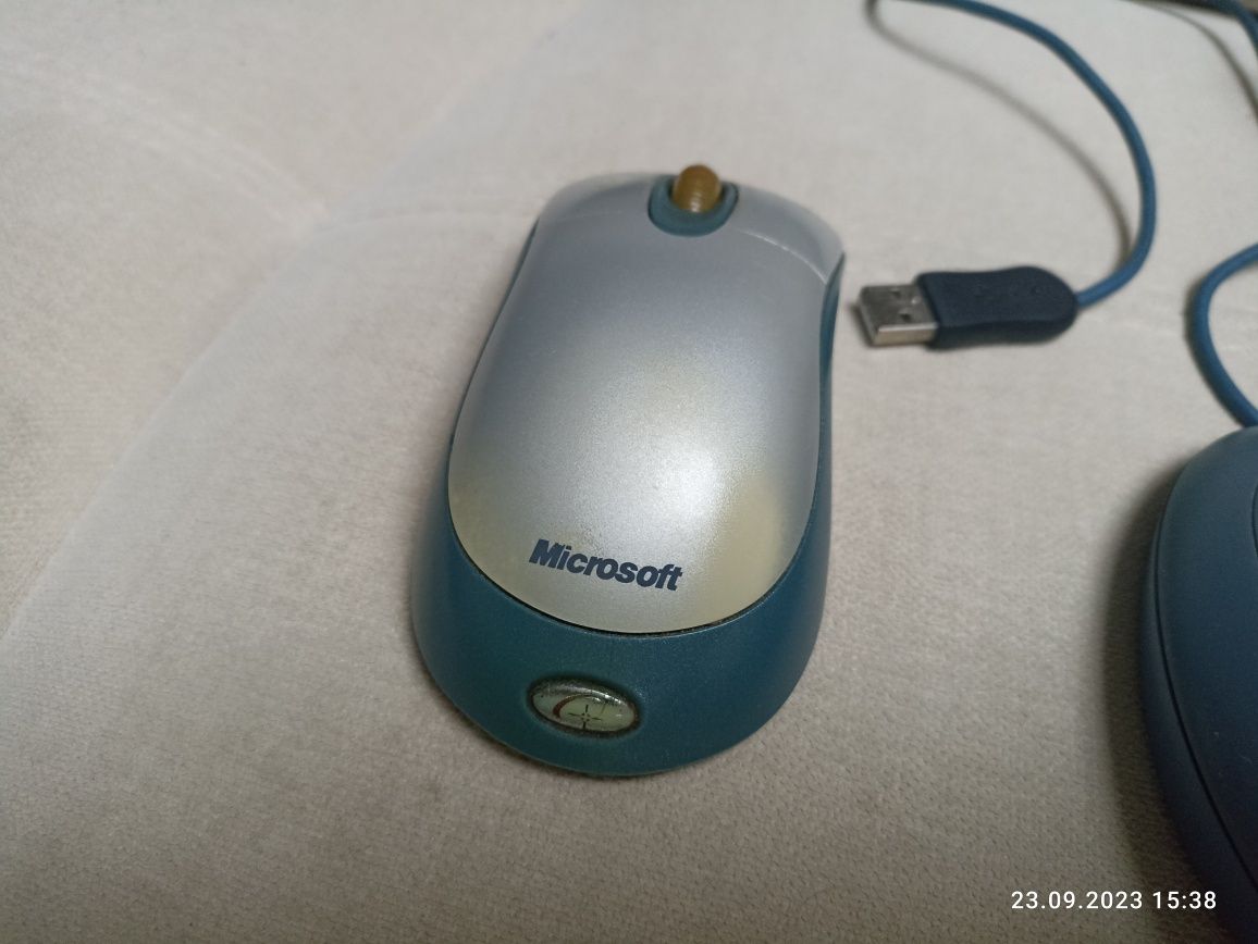 Microsoft Wireless optical mouse blue