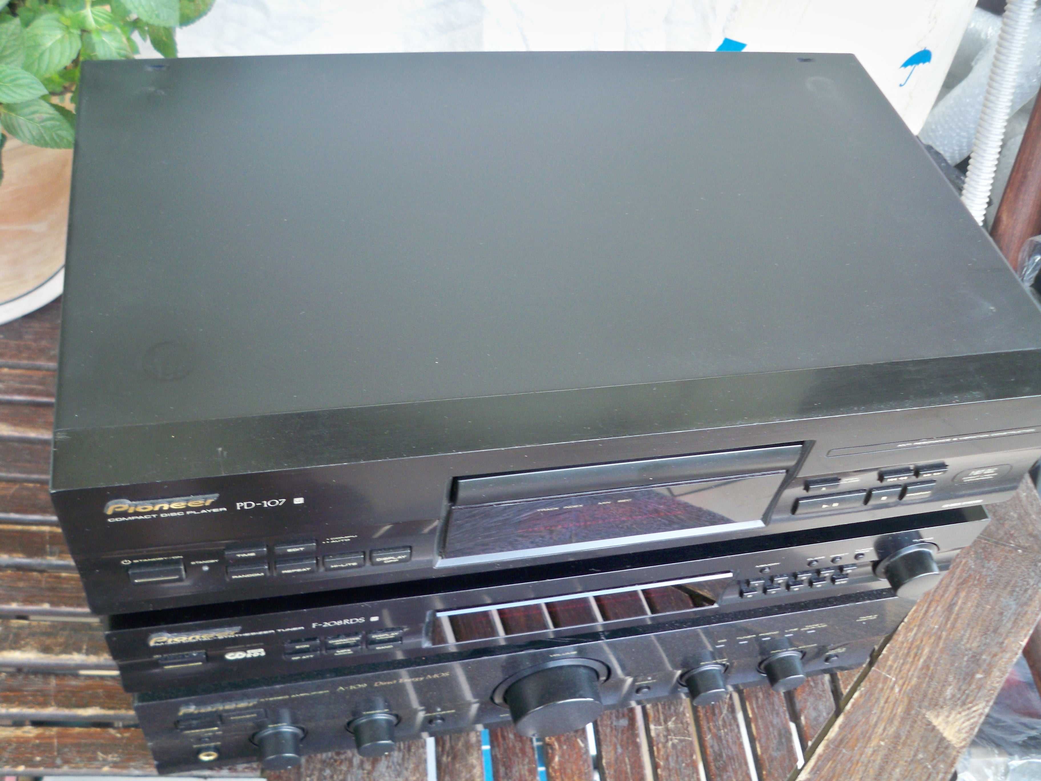wieża Pioneer wzmacniacz A-109 + tuner F-208RDS + odtwarzacz CD PD-107