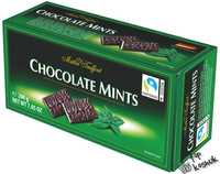 Шоколадні плитки зі смаком м'яти Chocolate Mints 200 г/16шт. в ящику