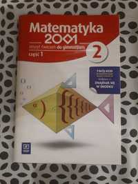 Matematyka 2001, Zeszyt ćwiczeni- gimnazjum cz. 1, WSiP (M3)