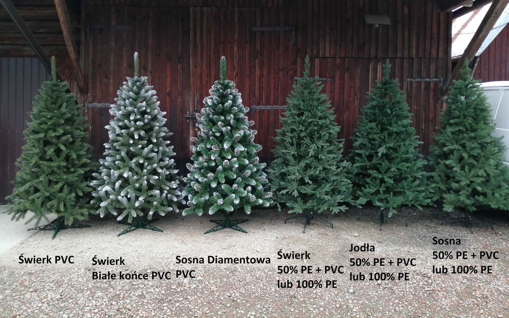 Choinka sztuczna Choinki sztuczne 250cm 220cm 180cm 150cm 120cm 100cm