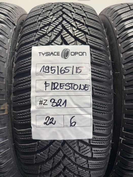 Opony Zimowe 195/65/15 Firestone WinterHawk4 Komplet #321