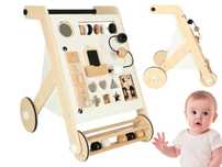 Pchacz Chodzik Drewniany Tablica Manipulacyjna Sorter 49cm