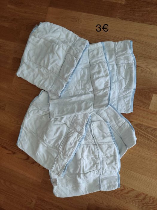 Absorventes para fraldas reutilizáveis