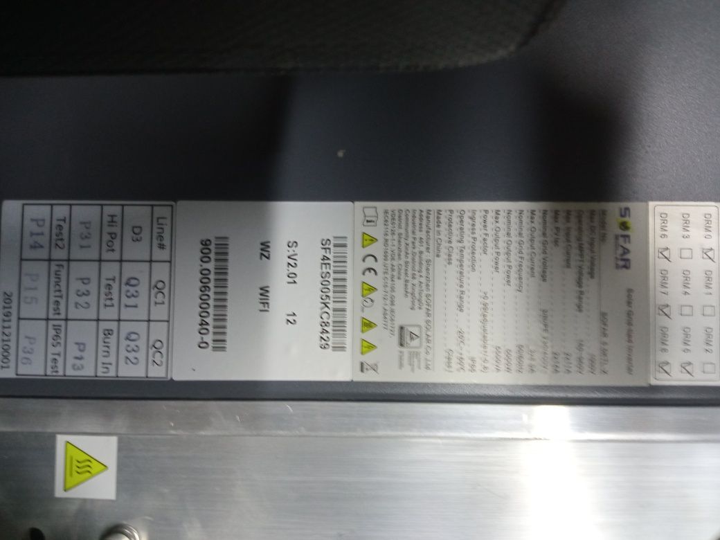 Falownik sofar 5,5kw