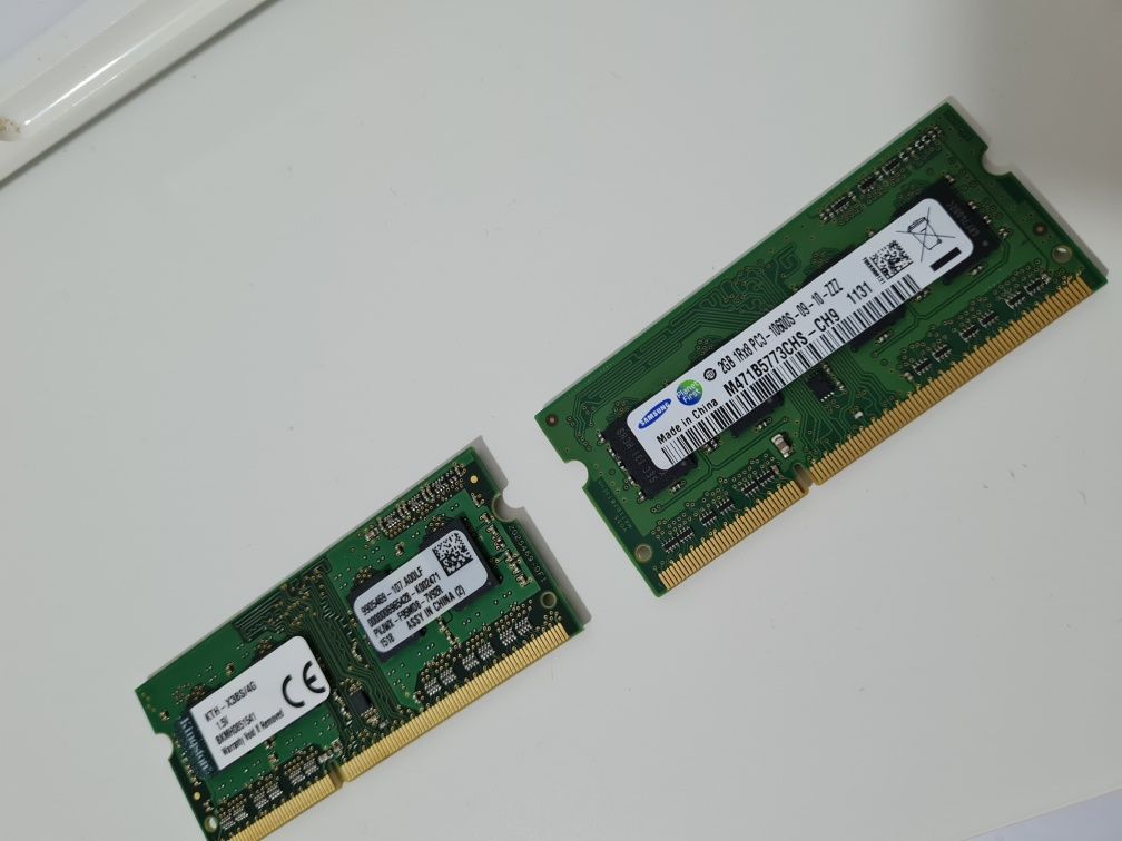 Memórias RAM Ddr3 e DDR2 Kingston e Samsung ver descrição