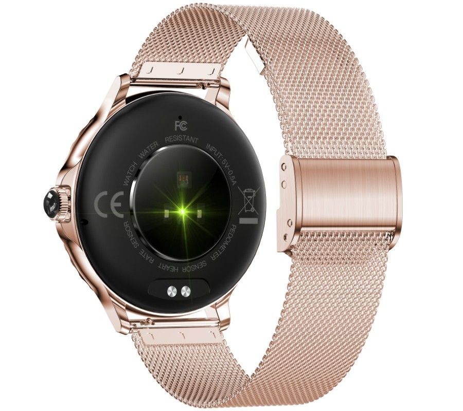 Smartwatch Damski Rubicon RNCF19-1 Różowe Złoto  Bransoleta + Pasek