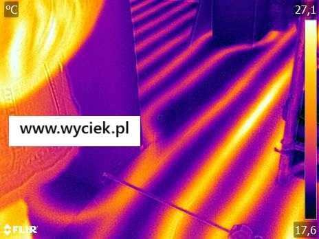 Lokalizacja wycieków Katowice – termowizja ogrzewania podłogowego