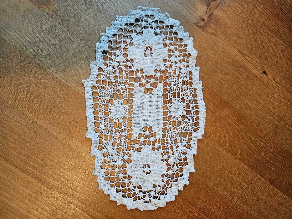 Serwetka owal 14/24 szydełko - robótka ręczna