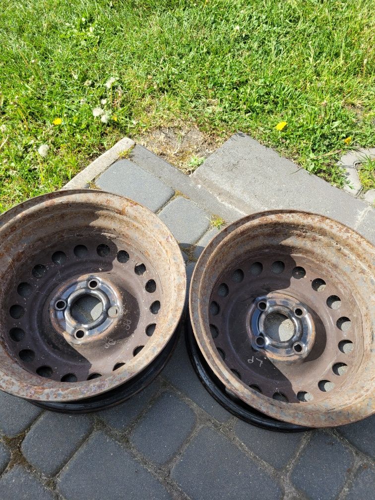 Felgi stalowe 13" 4x100 opel, corsa 2szt.