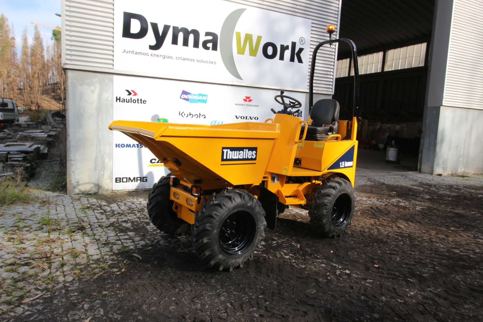 Dumper  todo terreno Thwaites 1.5 Toneladas  (como novo)