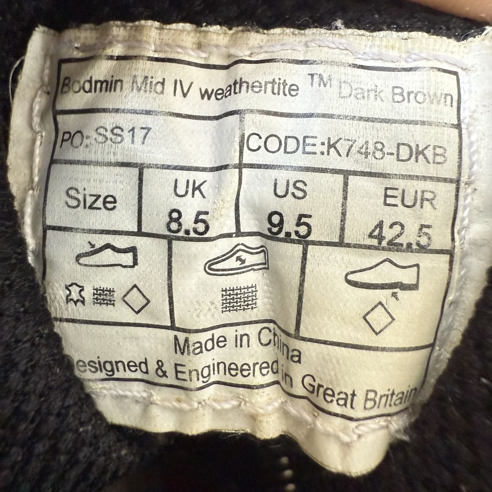 Ботинки Karrimor Waterproof оригинал размер 42,5 (27,5 см до загиба)