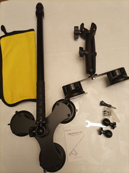 Zestaw do montażu kamery na samochodzie nowy