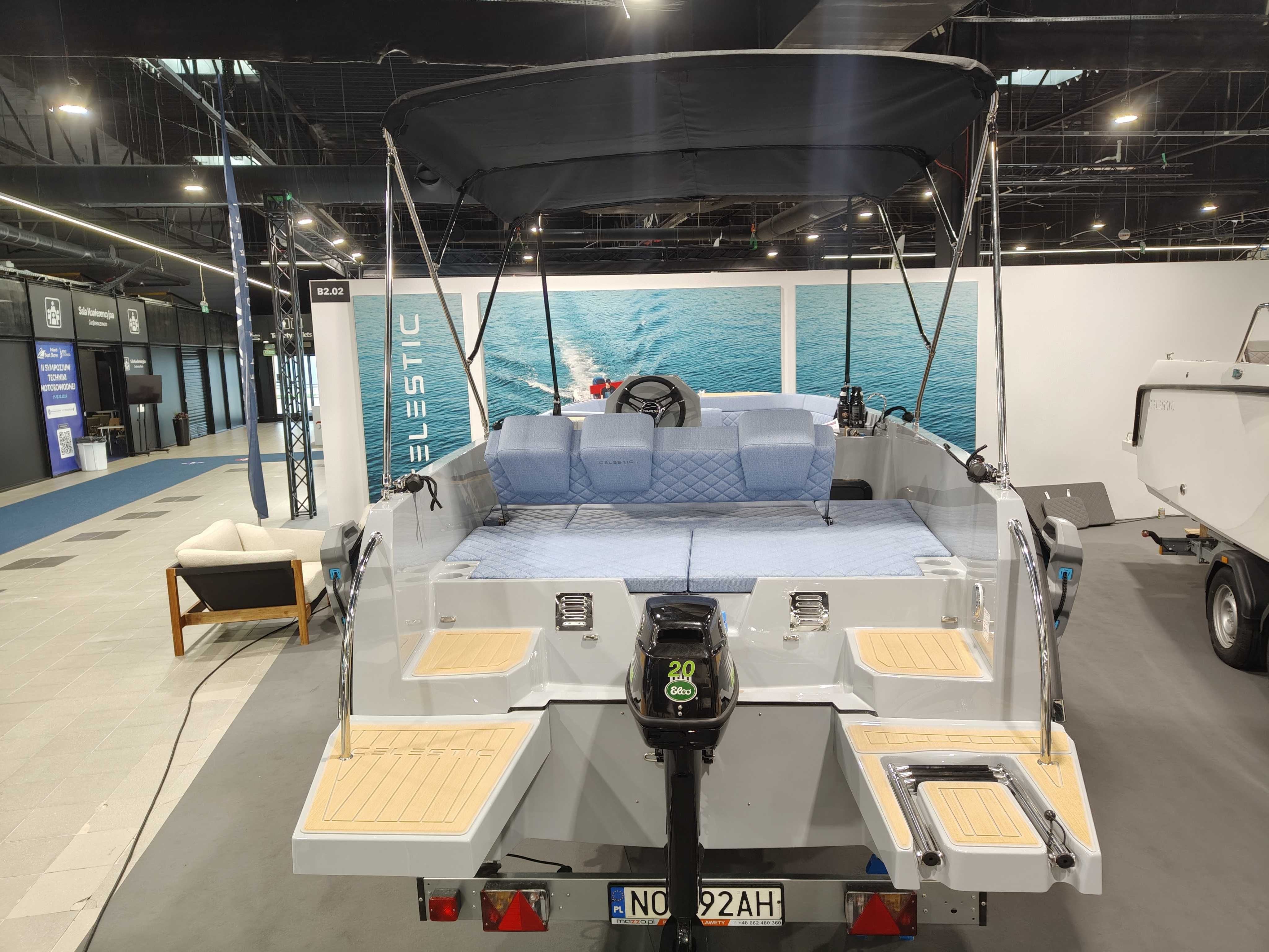 Nowa łódź motorowa elektryczna motorówka Celestic E19 Electric