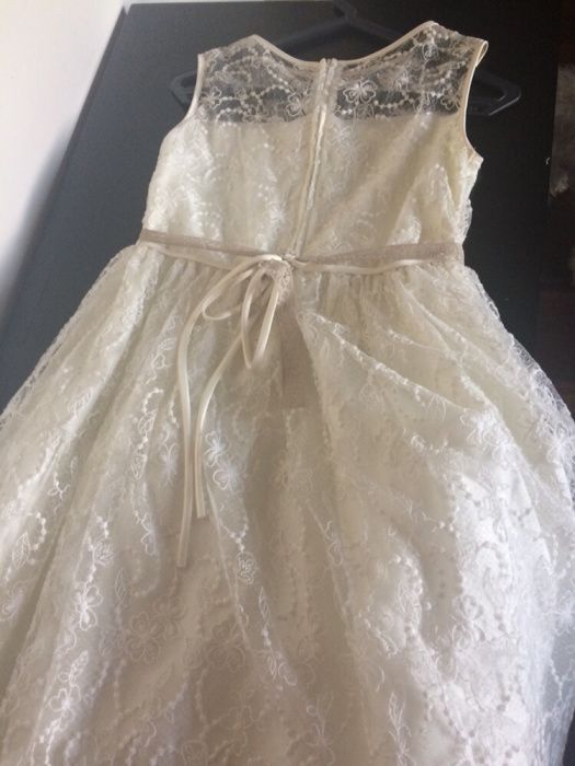 Vestido comunhão, estilo campestre