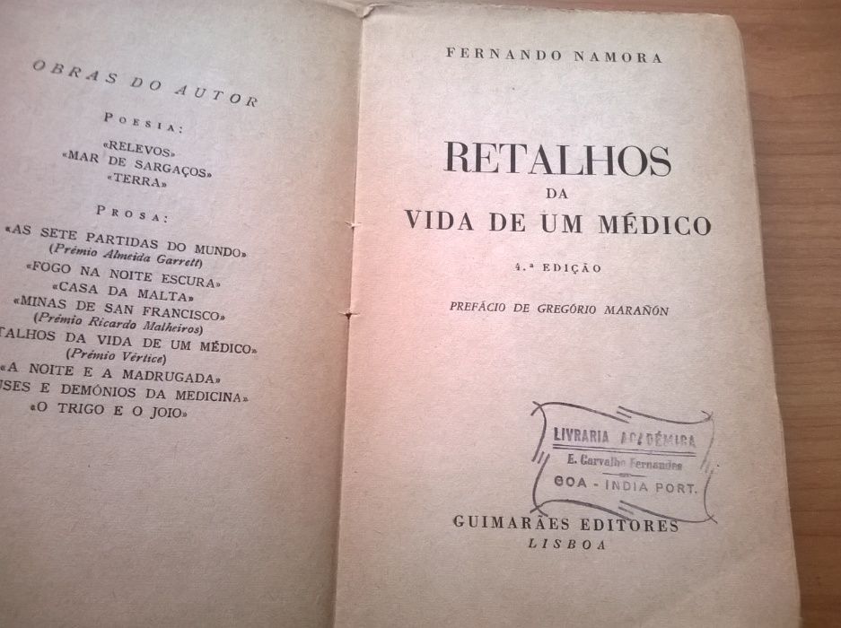 Retalhos da Vida de um Médico - Fernando Namora (portes grátis)