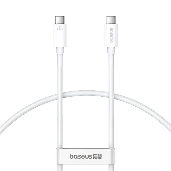 Kabel Baseus Superior 2 CB USB-C / USB-C USB4/240W 1.8m - biały