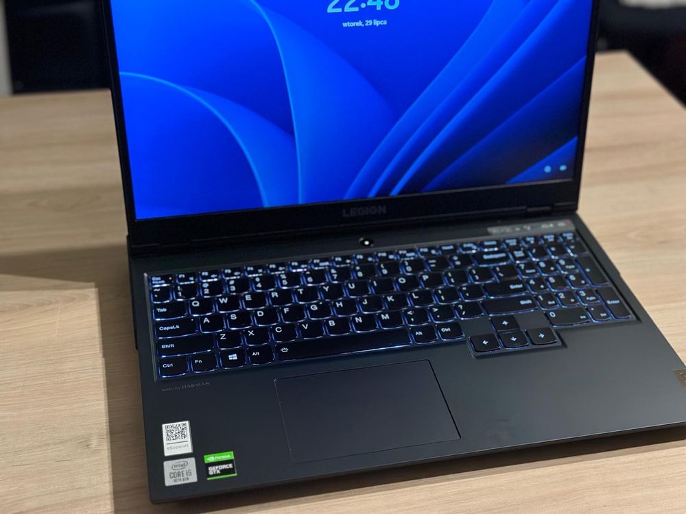 Laptop Gamingowy Lenovo Legion 5 jak nowy