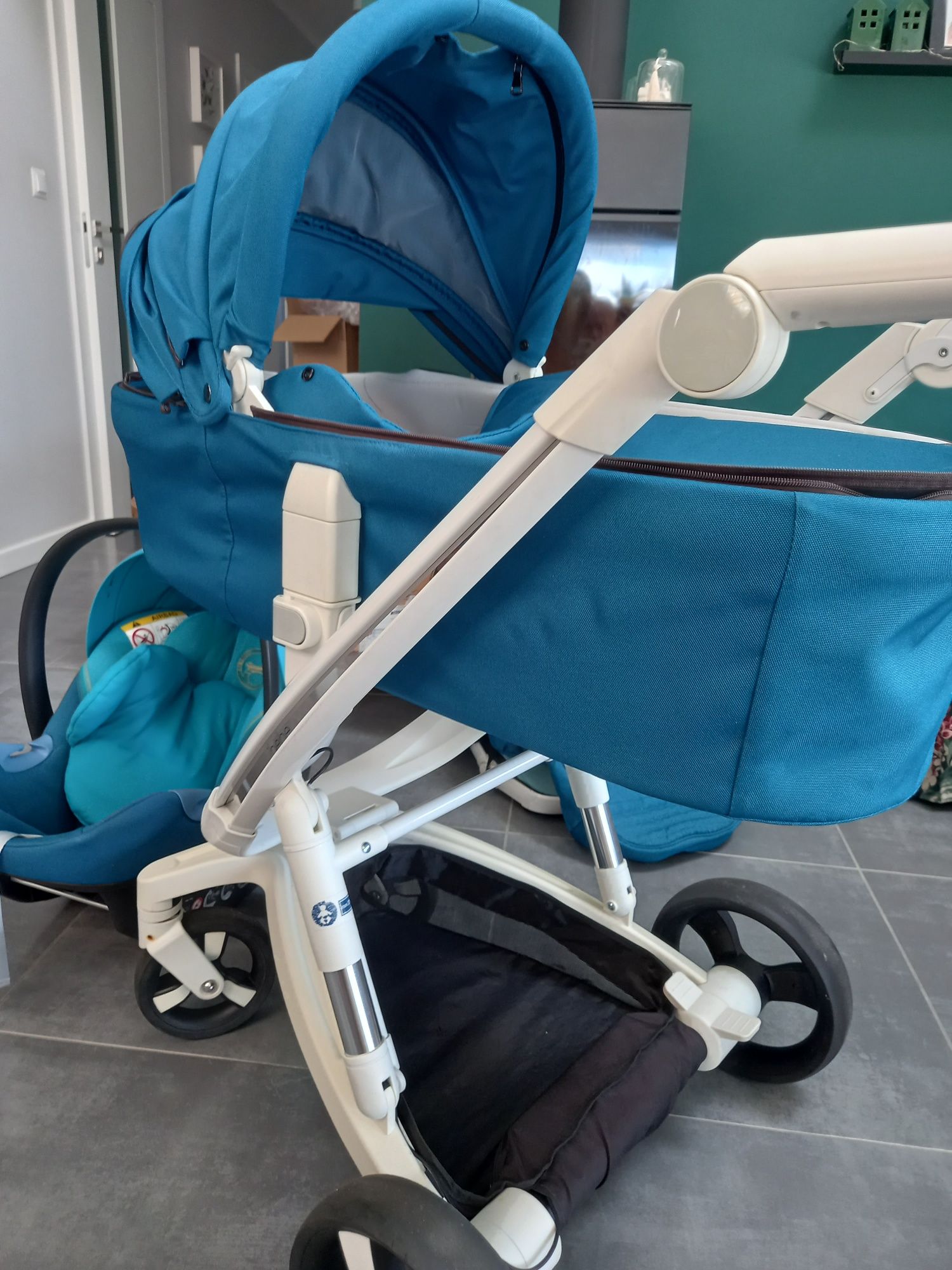 Wózek IBEBE ISTOP + nosidełko Cybex