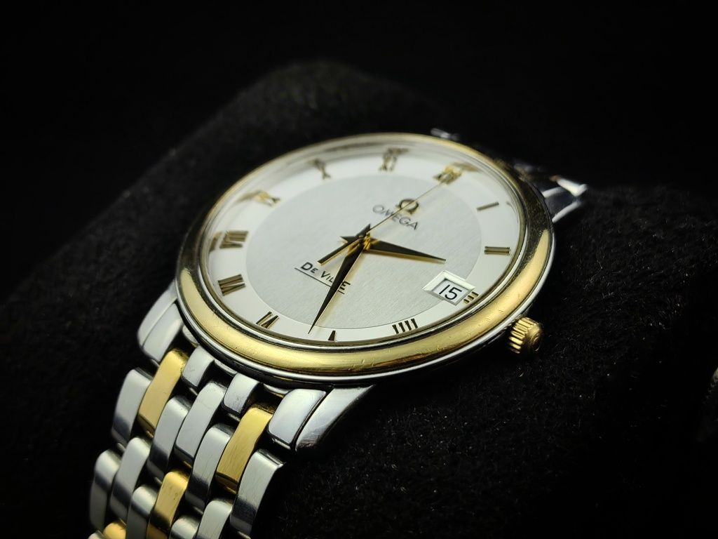Piękna Omega De Ville Prestige 18K