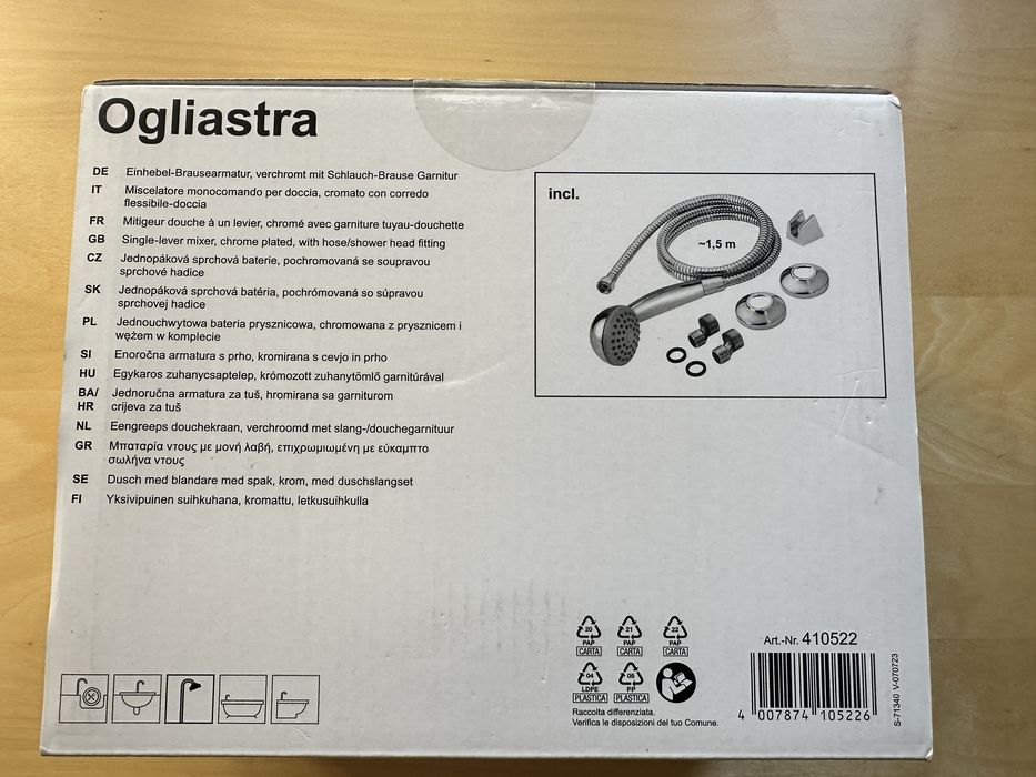 Bateria prysznicowa Ogliastra