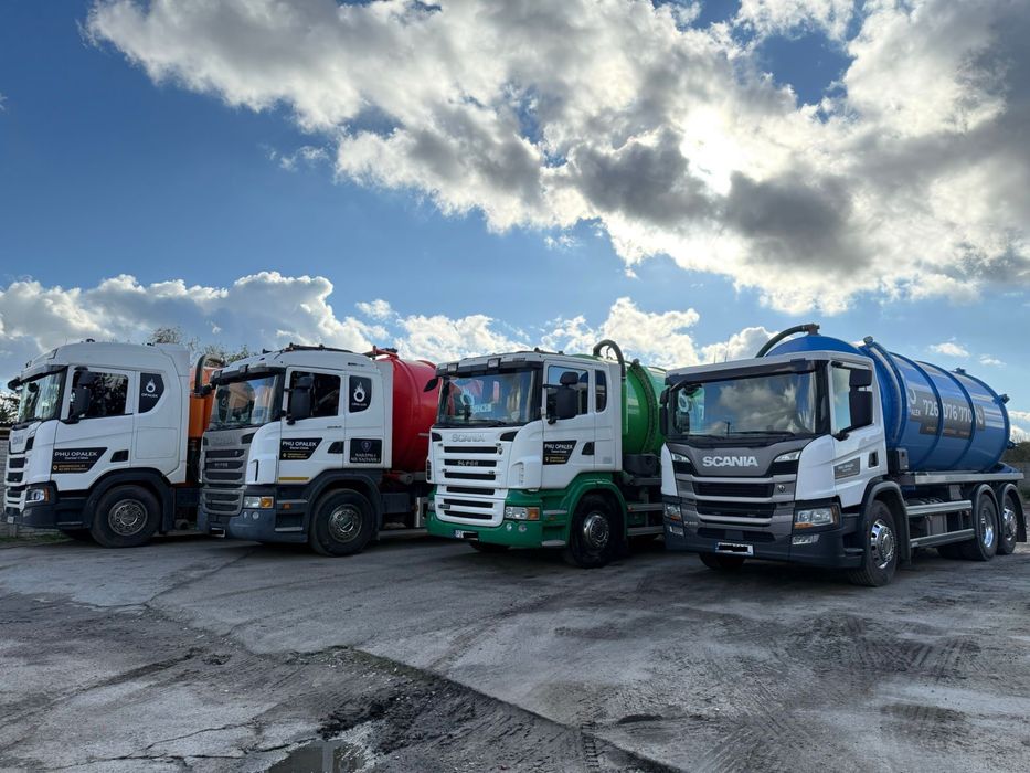 Wywóz szamba, nieczystości płynnych, przydomowej oczyszczalni ścieków