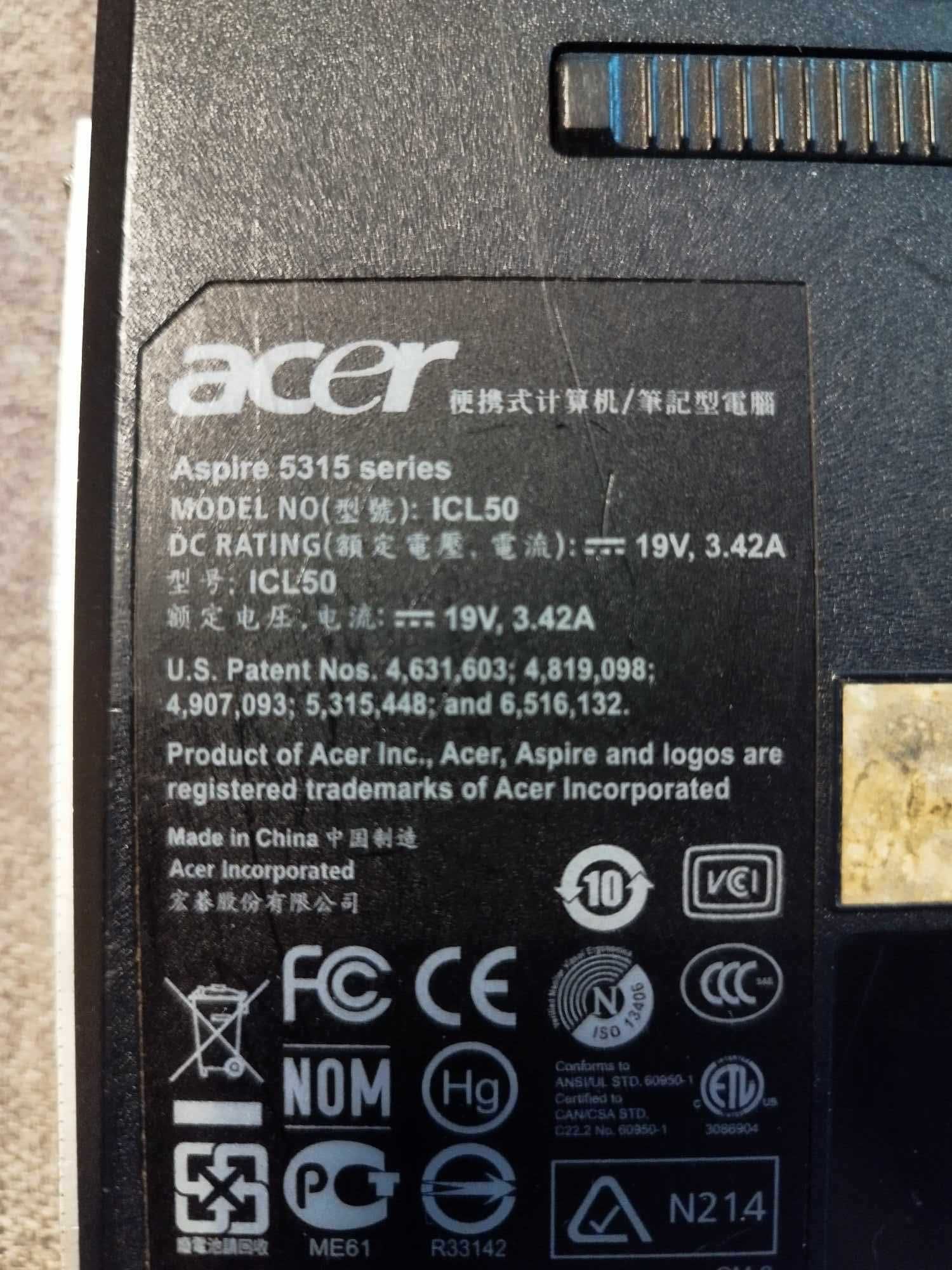 Acer Aspire 5315 Series - dawca na części