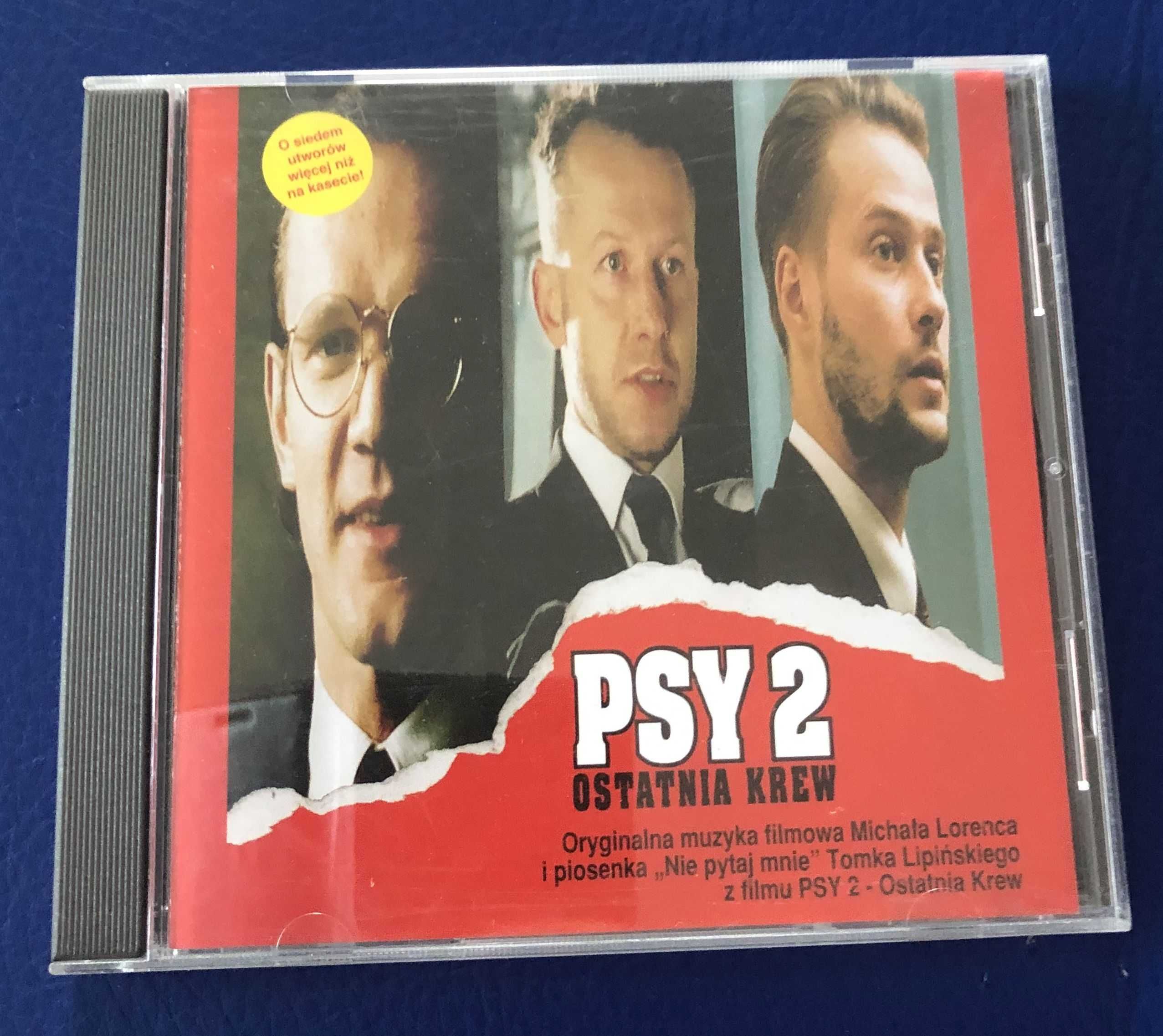 MICHAŁ LORENC Psy 2 Ostatnia krew muzyka filmowa CD 1994 r.