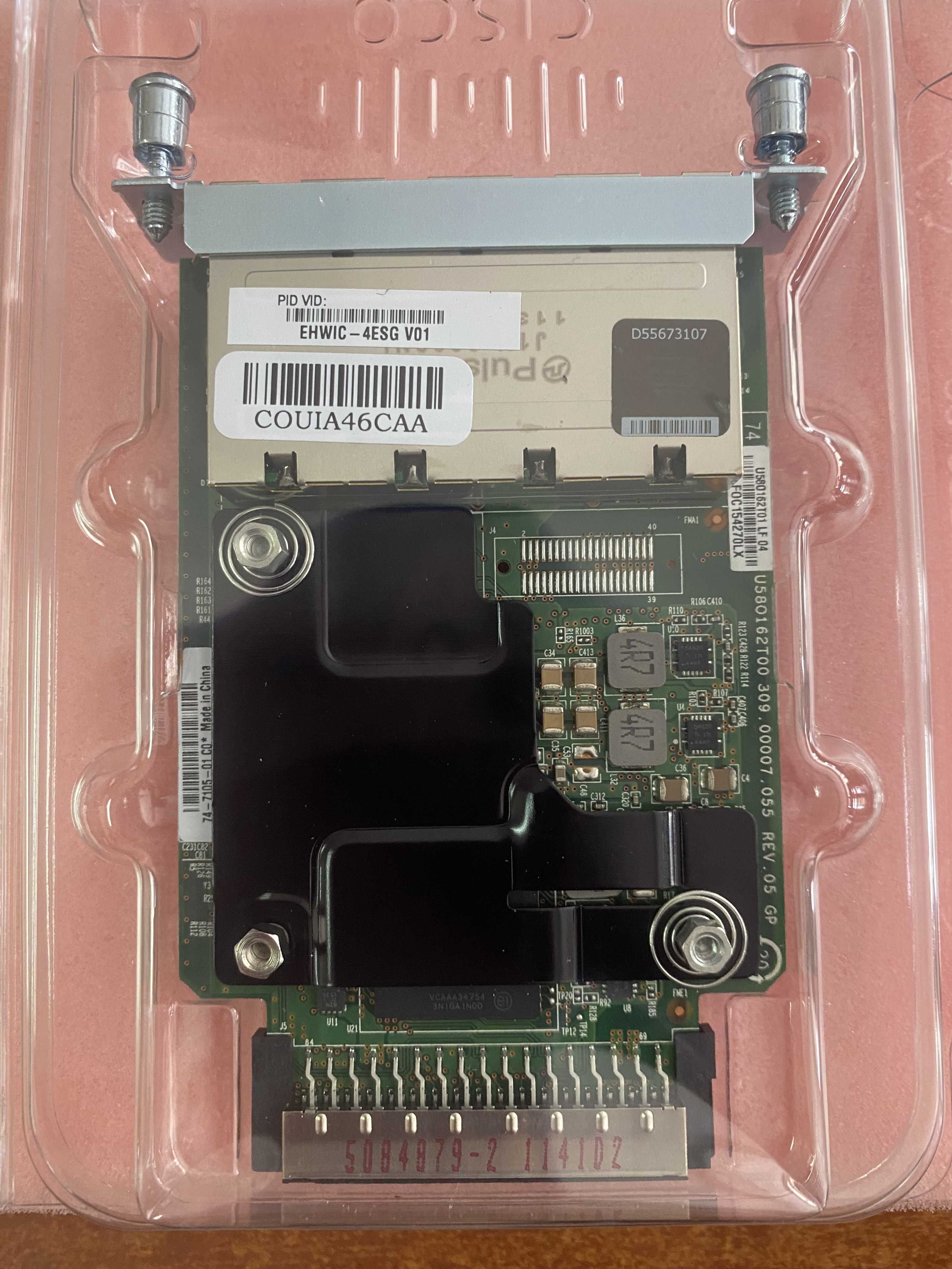 Cisco EHWIC-4ESG V01 4-Ports 10/100/1000 Gigabit Ethernet Switch Card